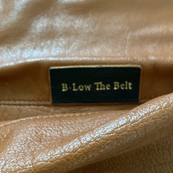 B-Low The Belt Leather Studded Envelope Crossbody - Picture 9 of 13